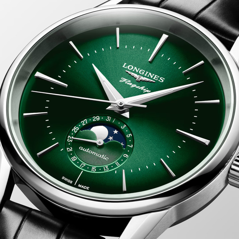 Longines Flagship Heritage Moonphase - Green Dial